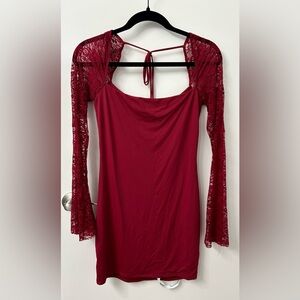 Lucy in the Sky Vibrant Red Dress